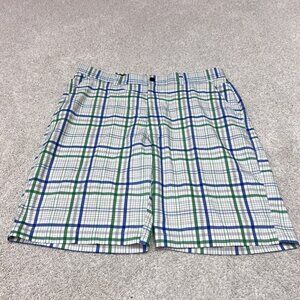 BH Shorts Men’s Multicolored Plaid Pockets Size 34